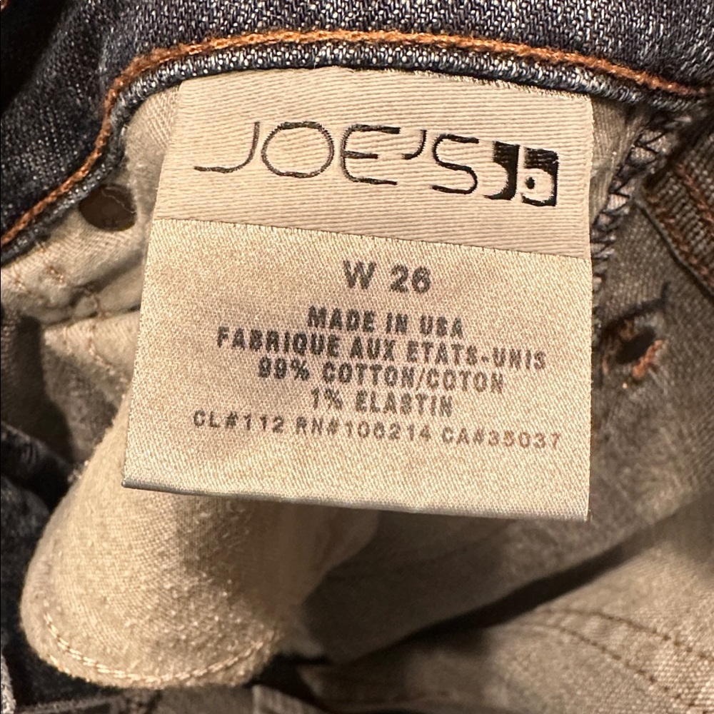 JOE’S The Socialite Gigi Cropped Capri Denim Jeans in Blue Size 26 - Picture 10 of 11